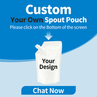 Pochettes souples transparentes YSH de haute qualité avec bec verseur et poignée pour détergent lessive