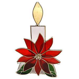 Portacandele in Vetro Colorato Saldato con Piccolo Angelo, Lampada in Vetro Colorato Stile Europeo con Motivo a Angelo, Portacandele Votivo - Product Image 3