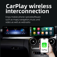 Volante a la Derecha, Pantalla de Navegación de 25.6 Pulgadas con Carplay para Mercedes C W205 GLC X253 CLA GLA 2015-2022, Radio Multimedia para Auto