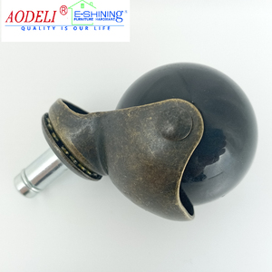 फर्नीचर कैस्टर व्हील पीपी रबर स्विवेल हार्डवेयर फर्नीचर बिस्तर कैस्टर व्हील बॉल प्रकार स्विस कैस्टर व्हील - Product Image 3