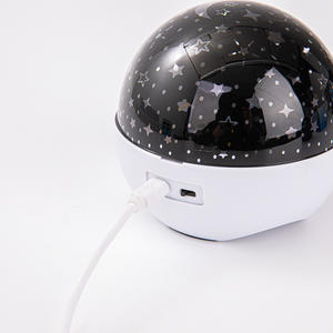 Luce Notturna Decorativa per Camera da Letto Moderna Personalizzabile con Corpo in Plastica Proiezione Cielo Stellato Colorato Dimmerabile a LED a Batteria e con Spina - Product Image 2