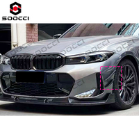Ailerons avant en fibre de carbone sèche style TAKD pour pare-chocs avant BMW LCI G20 G21 320i 330i M340i Série 3