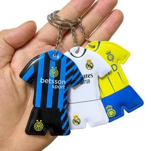 Camiseta <span class=keywords><strong>de</strong></span> Algodón Prensado con Diseño a Rayas/Color Sólido del Paris Saint-Germain, Tottenham, AC Milan y Atlético <span class=keywords><strong>de</strong></span> <span class=keywords><strong>Madrid</strong></span> - Product Image 2