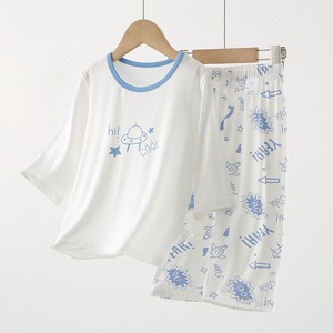 <span class=keywords><strong>Pigiama</strong></span> per Ragazzi in Morbido <span class=keywords><strong>Cotone</strong></span> Traspirante Tinta Unita con Stampe Animalier Personalizzabili per Primavera/Autunno - Product Image 6