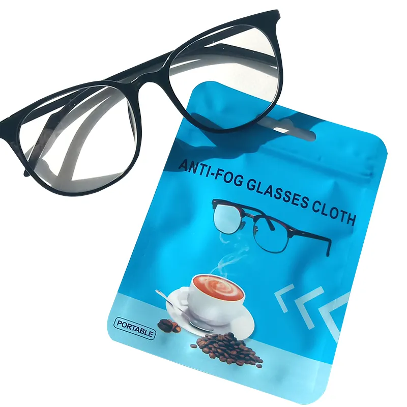 High quality top grade hot sales anti fog cleaning cloth custom logo for eyeglasses