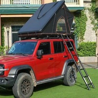 Carpa de Techo Rígida, Delgada, de Aleación de Aluminio Ligera, para las Cuatro Estaciones, Automática, para Campamento Familiar, con Ventana y Carga USB