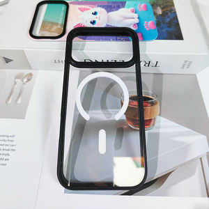 Alta calidad de lujo magnético <span class=keywords><strong>CK</strong></span> dos en uno IPhone17 funda multifunción PC carga inalámbrica cubierta trasera extraíble protección - Product Image 4