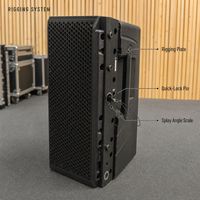 Système de sonorisation professionnel pour tournée, enceinte Line Array d'occasion, double module actif 10 pouces, 2200W, 137dB