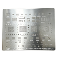 Pochoir en acier pour pâte à souder gravé sur mesure, filet de reballing multifonctionnel pour réparation de téléphones portables et processeurs informatiques, service OEM ODM