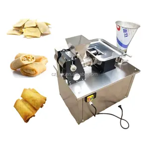 Fabrika 110v/220v küçük boy otomatik elektrik Tortellini hamur kalıplama makinesi Empanada Samosa yapma makinesi