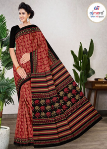 Sarees de Algodón Premium para Mujer, Colección de Diseñador de Moda, Elegantes, Cómodos, de Secado Rápido, Protección Solar, para Oficina, Casual, Fiesta, Festividades - Product Image 4