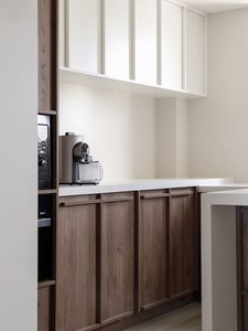 Juego Completo de Muebles de Cocina Modernos de Melamina para Cocina Inteligente y Electrodomésticos de Baño, Muebles de Esquina con Banco - Product Image 3