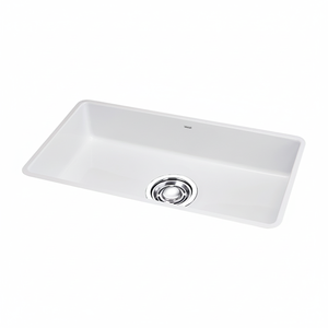 [BAEKJO] Évier en émail blanc 860, bol profond en émail offrant une large surface de travail pour les ustensiles de cuisine et le nettoyage - Product Image 2