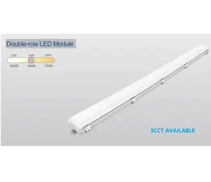 IP66 LED CCT luce impermeabile LED Tri-prova modulo LED a doppia fila 2ft 4ft 5ft 6ft