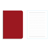 Carnet à couverture souple avec impression de logo personnalisé pour les étudiants, les devoirs, le bureau, les cadeaux promotionnels, bloc-notes ligné de 30 feuilles