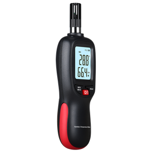 WT83B Hygrothermomètre en verre météo, mesureur d'humidité et de température, jauge de température - Product Image 5