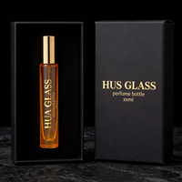 Flacon de parfum personnalisé en Zamak, col serti rond, bouchon en aluminium, pour marque de parfum de boutique, 10 ml, mini flacon vide avec vaporisateur.