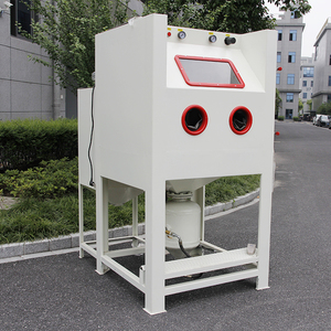 Machine de sablage haute performance KF-9080P, cabine de sablage à grains d'acier pour la finition des surfaces métalliques - Product Image 4