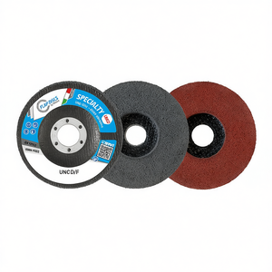 Disques à lamelles Fervi Specialty 115 mm sans fer pour la finition des métaux - Product Image 2