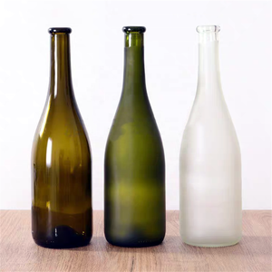 Nhà Máy Biểu Tượng Tùy Chỉnh 375/500/750/1500Ml Glass Rượu Chai Rượu Sâm Banh Chai Thủy Tinh Rỗng Glass Rượu Vang Chai Với Nút Chai Vương Miện Cap - Product Image 3