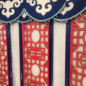 Yourte traditionnelle mongole luxe 6m hiver Ger quatre saisons imperméable toile <span class=keywords><strong>maison</strong></span> avec 10 mètres feutre à vendre - Product Image 5