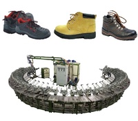 Machine automatique de coulée de semelles de chaussures en PU à 48 stations
