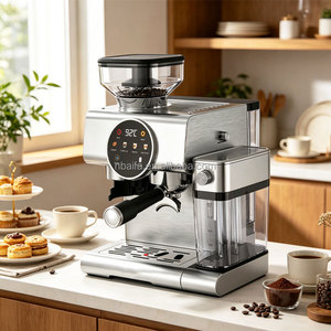 Macchina per Espresso Multifunzionale Aifa, Macchina da Caffè Automatica Professionale con Macinacaffè per Uso in Caffetterie e Hotel - Product Image 1
