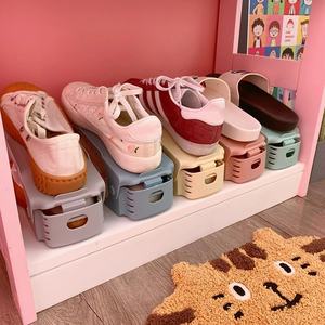 Wholesale 1PCS Adjustable <b>Shoe</b> Organizer <b>Shoes</b> Storasge Footwear Support Slot Space Saving Storage <b>Rack</b> Shoebox - Product Image 6