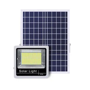 Hooree工厂高品质太阳能户外灯远程IP66防水150瓦发光二极管太阳能泛光灯路街
