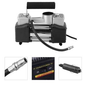 Logam Kecil Ban <span class=keywords><strong>Inflator</strong></span> Pompa Mini Portable Ban DC 12V Mobil Air Compressor, <span class=keywords><strong>Inflator</strong></span> Ban untuk Mobil - Product Image 3