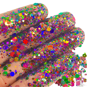 Poudre de <span class=keywords><strong>paillettes</strong></span> <span class=keywords><strong>pour</strong></span> ongles écologique, non toxique, longue durée, en vrac, mélangée, résistante aux solvants, 1 kg, finition nacrée en polyester PET - Product Image 6