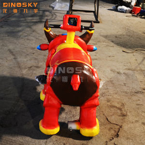 รถยนต์ไฟฟ้าไดโนเสาร์สําหรับเด็กที่สามารถทําเงินได้ที่สวนสนุกหรือ<span class=keywords><strong>ห้าง</strong></span>สรรพสินค้า DINOSKY - Product Image 4