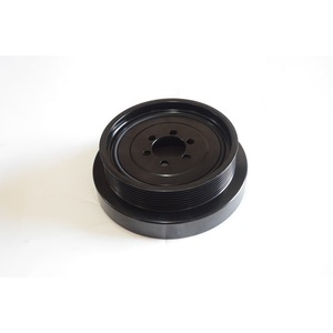 Poulie de courroie trapézoïdale 200 mm de diamètre extérieur, alésage 50 mm, acier, simple gorge, pour vilebrequin BMW Série 7 N54 B30 3.0T - Product Image 1