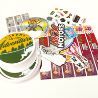 Autocollants en vinyle imperméables personnalisés, étiquettes découpées, autocollants de logo, étiquettes adhésives en PVC