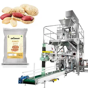 10KG 20KG Nuts Bag Filling Packing Machine Peanut Groundnut Packing Machine Sunflower Seeds Dates Pouch Filling Packing Machine