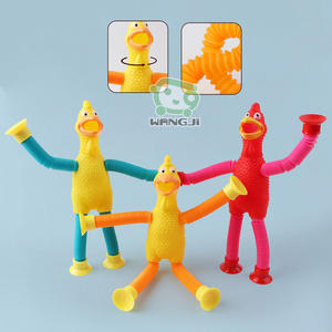 Nouveau Tube <span class=keywords><strong>Pop</strong></span> Tube Télescopique Poulet Polyvalent Lumineux Stretch Sucker Enfants Décompression Printemps Fidget Jouet - Product Image 5