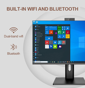 OEM / ODM 21,5 24 27 pulgadas I7 I9 PC monobloque de escritorio para juegos todo en uno AIO ordenador para negocios de oficina - Product Image 6