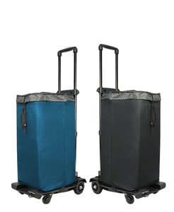 BAOYU Folding 4-Wheeled Shopping Trolley Bag Cart Moving Tool Rolling Cart Hand Trolley Cart