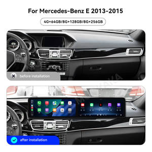 MOOKAKA Dual 12.3 Polegada Android 14 para Mercedes-Benz E 2013-2015 Carro <span class=keywords><strong>DVD</strong></span> <span class=keywords><strong>Player</strong></span> Rádio Sem Fio Carplay GPS Car Multimedia <span class=keywords><strong>Player</strong></span> - Product Image 2