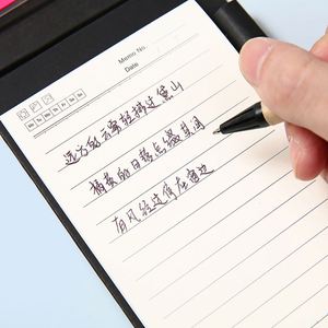 Custom Promotional Office School Adhesive Stickers Notepad with Pen Eco-Friendly Page Turning Sticky Note Shell Cover <b>Memo</b> <b>Pads</b> - Product Image 4