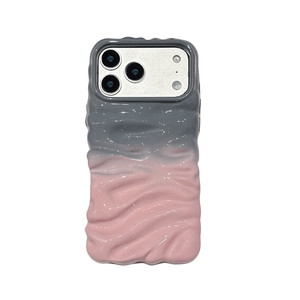 Nouvelle <span class=keywords><strong>Coque</strong></span> de Téléphone Antichoc à Texture Crème Plissée et Colorée, Effet Dégradé <span class=keywords><strong>3D</strong></span>, pour <span class=keywords><strong>iPhone</strong></span> 17 Pro Max, 16, 15, 14 Plus - Product Image 6