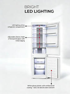 Réfrigérateur intégré bon marché fabriqué en Chine, optimisé pour l'espace, efficace en termes de surface, au design élégant, conçu avec soin, durable - Product Image 4