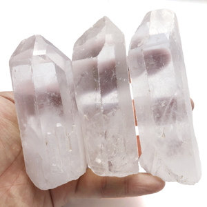 Commercio all'ingrosso raw natural trasparente cristallo di <span class=keywords><strong>quarzo</strong></span> punto lemuria seed quartz per la guarigione - Product Image 6