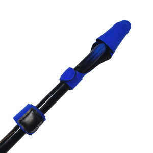 Sangle de canne à pêche en Velcro personnalisée, ensemble de capuchons de canne à pêche en néoprène, avec capuchon et sangle - Product Image 3