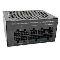 Mini ITX SFX 850W Modular Power Supply 100-240V DC-DC Step-Down Efisiensi Tinggi Active PFC Untuk Gaming Server 20+4Pin PC Stok Tersedia