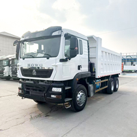 Самосвал SINOTRUK HOWO 6*4 белого цвета, 10-колесный, с левым рулем, для строительных работ в Африке