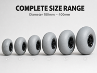 Roues de chariot de plage gonflables robustes de 12 et 16 pouces en PVC/TPU avec roulements, pneus de sable, kit de mise à niveau pour chariot de plage