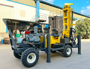 100m 200m 크롤러/휠 장착형 수직 시추기, 수중 시추용 공기 압축기 포함 - Product Image 3