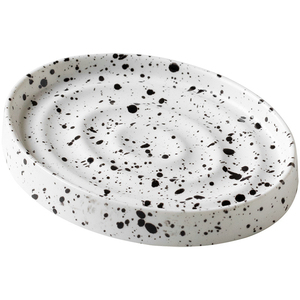 Porte-savon en céramique avec trou de drainage pour salle de bain, douche, mur, évier de cuisine, plateau à savon en <span class=keywords><strong>porcelaine</strong></span> pour la maison - Product Image 2