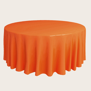 Experienced Manufacturer 84inch Round Birthday Party Disposable Tablecloth PEVA Plastic table cover
